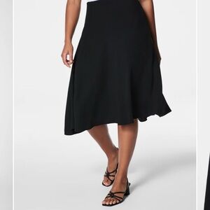 SPANX® Carefree Crepe Asymmetrical Skirt NWT